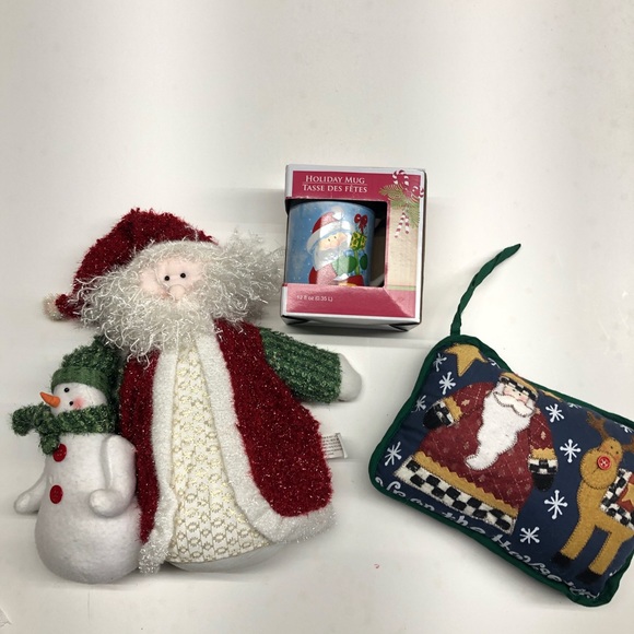 Santa Standing Plush, Pillow & New Christmas Mug - Picture 2 of 12